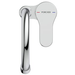 Mitigeur lavabo C2 Olyos col de cygne chromé sans vidage