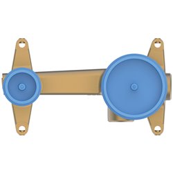 Corps à encastrer pour mitigeur de lavabo mural