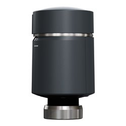 Tête de vanne thermostatique connectée Wiser liaison zigbee CCTFR6101 anthracite
