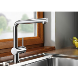 Mitigeur cuisine Linus-F Solution sous fenêtre 514025 Chromé Simple