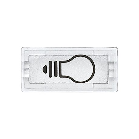 Symbole de rechange hublot d'enjoliveur D-Life MTN395669 transparent picto ampoule