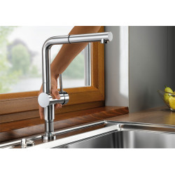 Mitigeur cuisine Linus-S-F Solution sous fenêtre 514023 Chromé