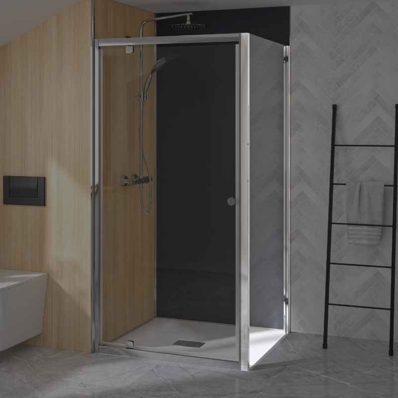 Paroi de douche Supra Fixe Profilé chromé 100 cm PA1573CTN Kinedo