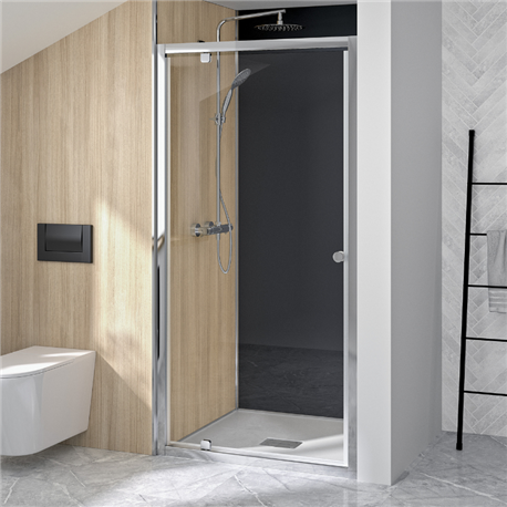 Porte de douche Supra P 100 cm Profilé chromé Porte de douche Supra P 100 cm Profilé chromé
