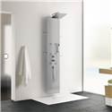 Colonne de douche Aquaglass hydromassante Acier