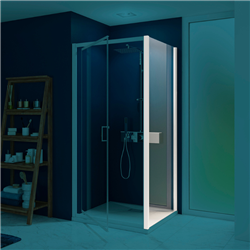 Paroi de douche Smart Express Fixe 70 cm Profilé blanc
