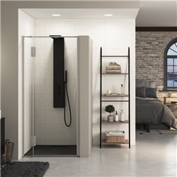 Porte de douche Ekinox P charnières à gauche 80 cm