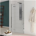 Porte de douche Kinestyle P+F 120 cm charnières à gauche