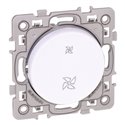 Commande de VMC Poussoir 2 vitesses pour bouches hygrométriques Blanc