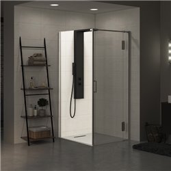 Paroi de douche Ekinox P + F paroi fixe profilé à gauche 120 cm