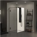 Paroi de douche Ekinox P + F paroi fixe profilé à droite 100 cm
