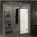 Porte de douche Ekinox P + F charnières à droite 90 cm