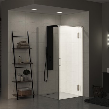 Porte de douche Ekinox P + F charnières à droite 80 cm Porte de douche Ekinox P + F charnières à droite 80 cm