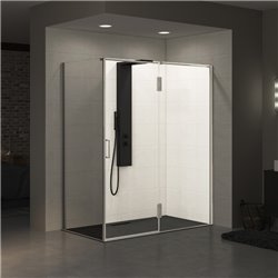 Porte de douche Ekinox P + F charnières à droite 170 cm