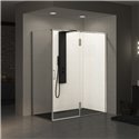 Porte de douche Ekinox P + F charnières à droite 100 cm