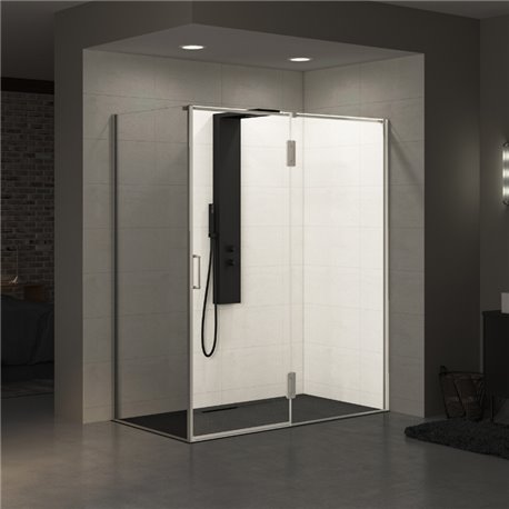 Porte de douche Ekinox P + F charnières à droite 160 cm Porte de douche Ekinox P + F charnières à droite 160 cm