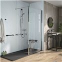 Paroi de douche LevelBest Chromé 1000x1900 mm
