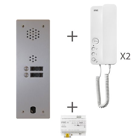 Kit audio préprogrammé KA83/102 2 boutons Kit audio préprogrammé KA83/102 2 boutons