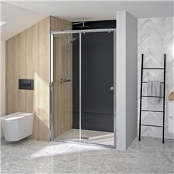 Porte de douche Supra C 100 cm Profilé chromé