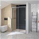 Porte de douche Supra C 140 cm Profilé chromé