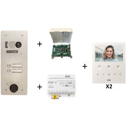 Kit vidéo préprogrammé KV83/102 2 boutons