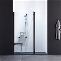 Paroi de douche LevelBest Noir 800x1900 mm