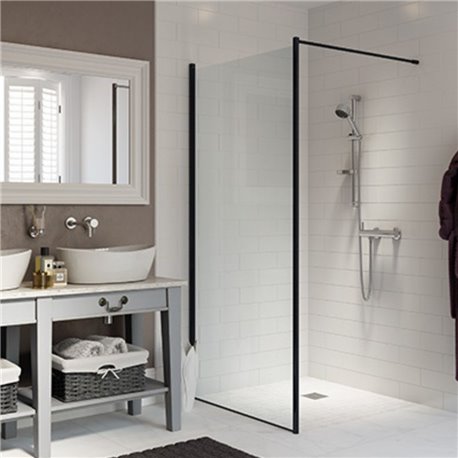 Paroi de douche LevelBest Noir 1000x1900 mm