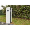 Borne de recharge monophasée détection 6mA DC Green'Up Premium métal 2 véhicules électriques Modes 2 et 3 - 3,7kW à 4,6kW 16A à 