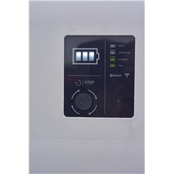 Borne de recharge monophasée détection 6mA DC Green'Up Premium métal 2 véhicules électriques Modes 2 et 3 - 3,7kW à 4,6kW 16A à 