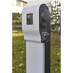 Borne de recharge monophasée avec lecteur RFID Green'up Premium pour 1 véhicule électrique Mode 3 - 7,4kW 32A 059006