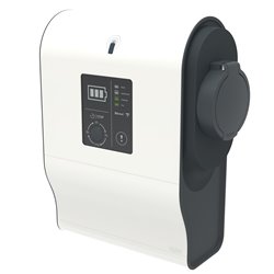 Borne de recharge triphasée avec lecteur RFID Green'up Premium pour 1 véhicule électrique Mode 3 - 22kW 32A 059007