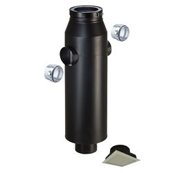 Pack échangeur ECHPB130TI/9019 ⌀ 130 mm H-900 cm Noir