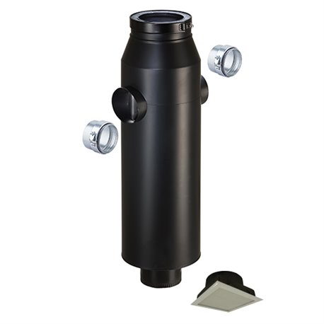 Pack échangeur ECHPB130TI/9019 ⌀ 130 mm H-900 cm Noir