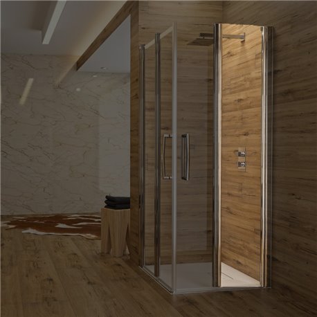 Porte de douche Larenco Duo Care Segment fixe 500x1900 mm Porte de douche Larenco Duo Care Segment fixe 500x1900 mm
