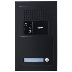 Platine audio modulaire GTBAH1PSBMB 200471, 1 appel, finition noir