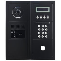 Platine vidéo modulaire GTBVHSBMB 200465, défilement, finition noir, emplacement Vigik