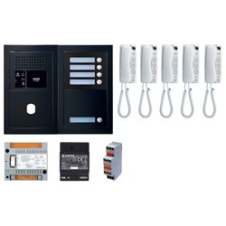 Pack GT audio 5 BP programmé GTBA5EB 200448 avec platine noire satin