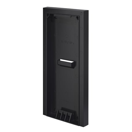 Cadre saillie HECSACTRBK 150053 sans visière pour clavier codé HEACTRBK Finition noire