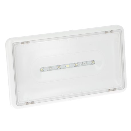 Bloc de secours d'évacuation BAEH saillie à LEDs IP43 IK07 SATI Connecté pour bâtiments d'habitation 062550