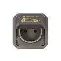 Prise de recharge Plexo pour véhicule électrique Green'up Access composable anthracite 16A 230V 069885L