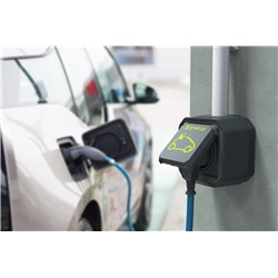 Prise de recharge Plexo pour véhicule électrique Green'up Access composable anthracite 16A 230V 069885L