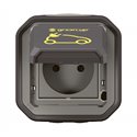 Prise de recharge Plexo pour véhic. Élec. Green'up Access IP55 IK08 saillie Modes 1 ou 2 16A 230V anthracite 069785L