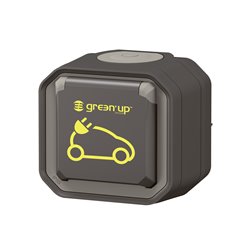 Prise de recharge Plexo pour véhic. Élec. Green'up Access IP55 IK08 saillie Modes 1 ou 2 16A 230V anthracite 069785L