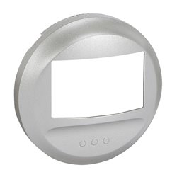 Enjoliveur Celiane detecteur de mouvements lampes 2 fils finition titane 068326A