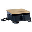 Plancha électrique Dune + couvercle protection bois PE004 2500 Watts noir
