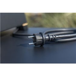 Plancha électrique Dune + couvercle protection bois PE004 2500 Watts noir