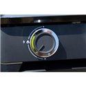 Plancha gaz 2 brûleurs Dune 60 + couvercle protection bois PG092 4000 Watts noir