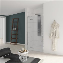 Porte de douche Kinestyle P 140 cm Charnière à gauche