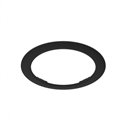 Collerette flat noire Ø214 x 25 mm pour Downlight LED CYNIUS