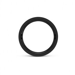 Collerette basse luminance noire Ø226 x 25 mm pour Downlight LED CYNIUS